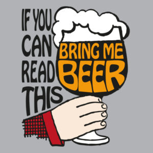 If You Can Read This Bring Me Beer - Parcel Tote Design