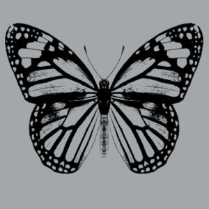 Monarch Butterfly - Black - Kids Fox Sweatshirt Design