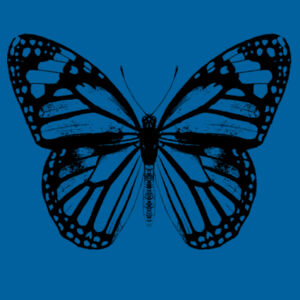 Monarch Butterfly - Black - Kids Standard Crew Design