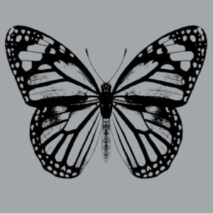 Monarch Butterfly - Black - Kids Egmont Hoodie Design