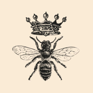 Queen Bee - Large Calico Bag Design