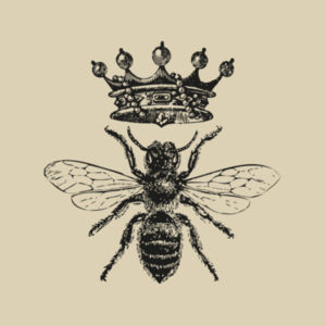 Queen Bee - Small Calico Bag Design