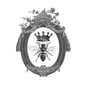 Queen Bee 2 - Womens Chloe V-Neck Tee Design