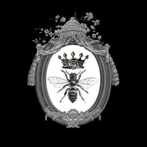 Queen Bee 2 - Womens Silhouette Tee Design