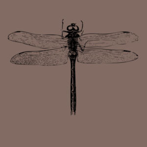 Dragonfly - Cross Back Canvas Apron Design
