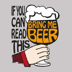 If You Can Read This Bring Me Beer - Mens Premium Hood Design