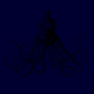 Octopus in Diving Helmet - Mens Crew360 Design