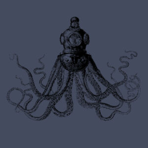 Octopus in Diving Helmet - Mens Classic Tee Design