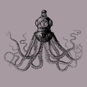 Octopus in Diving Helmet - Womens Classic Tee Design