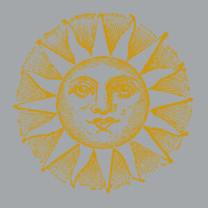 Sun - Gold - Kids Fox Sweatshirt Design