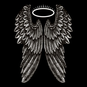 Angel Wings with Halo - Slouch Romper Design