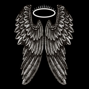 Angel Wings with Halo - Womens Premium Hood Design