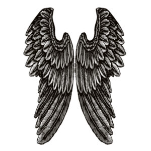 Angel Wings - Kids Longsleeve Tee Design