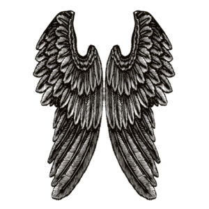 Angel Wings - Kids Youth T shirt Design
