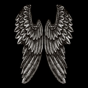 Angel Wings - Kids Outline Tee Design