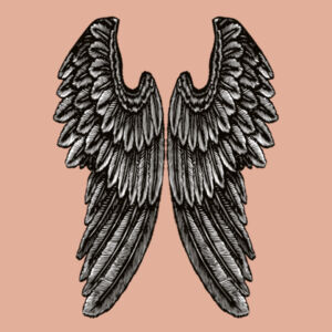 Angel Wings - Womens Crop Hood Design