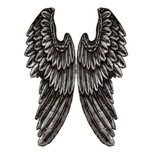 Angel Wings - Womens Yes Racerback Singlet Design