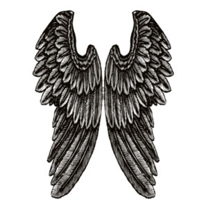 Angel Wings - Womens Upside Tank Design