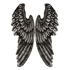 Angel Wings - Women's Drop Tee Design