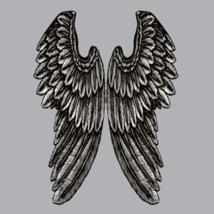 Angel Wings - Mens Stencil Hoodie Design