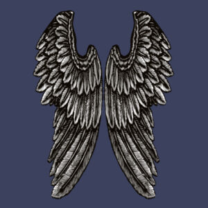 Angel Wings - Mens Stone Wash Barnard Tank Design
