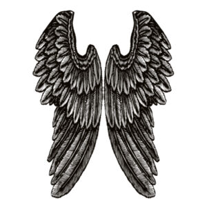 Angel Wings - Mens Lowdown Singlet Design