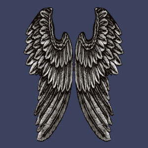 Angel Wings - Mens Stone Wash Staple Design