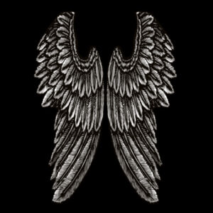 Angel Wings - Mens Outline Tee Design