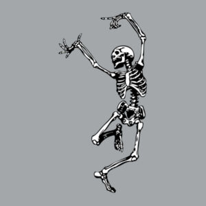 Dancing Skeleton - Mens Fox Sweatshirt Design