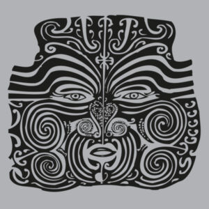 Maori Moko - Mens Stencil Hoodie Design
